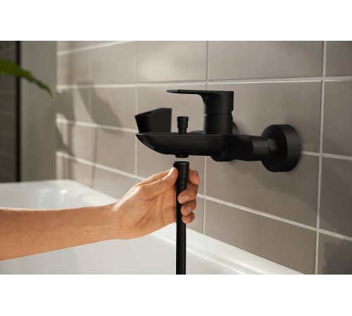 Смеситель для ванны Hansgrohe Rebris E 72450670 Черный матовый