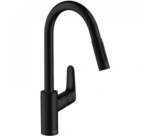 Смеситель для кухни Hansgrohe Focus 31815670 Черный матовый