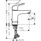 Смеситель для раковины Hansgrohe Focus 31621000 Хром