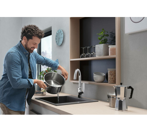 Смеситель для кухни Hansgrohe Focus M421-H220 71802000 Хром