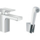 Смеситель для раковины Hansgrohe Vernis Shape 71216000 с гигиеническим душем Хром