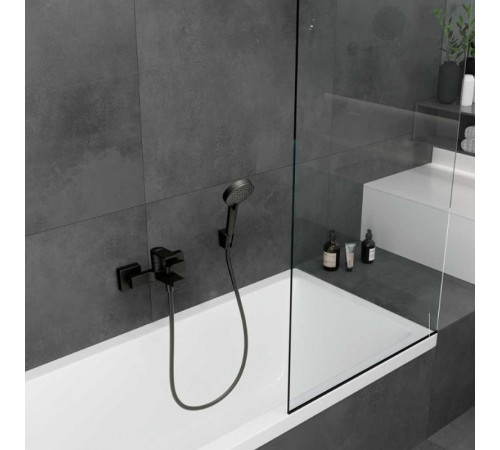 Смеситель для ванны Hansgrohe Vernis Shape 71450670 Черный матовый