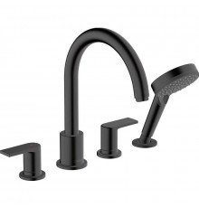 Смеситель на борт ванны Hansgrohe Vernis Shape 71459670 Черный матовый