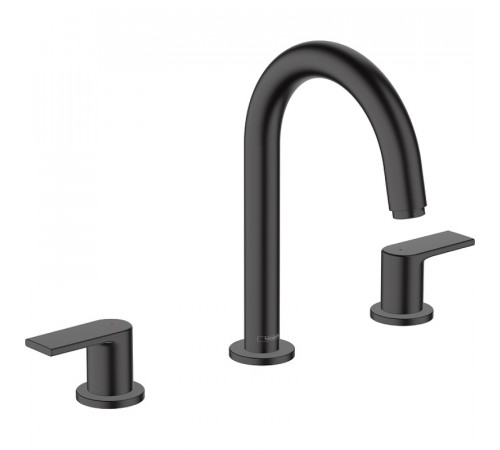 Смеситель для раковины Hansgrohe Vernis Shape 71563670 Черный матовый