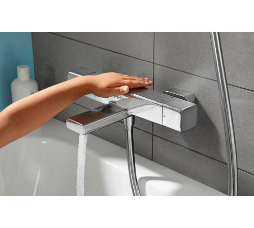 Смеситель для ванны Hansgrohe Ecostat E 15774000 с термостатом Хром