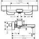 Смеситель для ванны Hansgrohe Ecostat E 15774000 с термостатом Хром