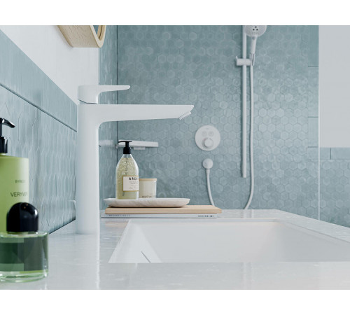 Смеситель для раковины Hansgrohe Talis E 71717340 Шлифованный черный хром