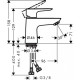 Смеситель для раковины Hansgrohe Talis E 71701000 Хром