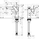 Смеситель для раковины Hansgrohe Talis E 71755000 Хром