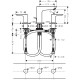 Смеситель для раковины Hansgrohe Talis E 71733990 Полированное золото