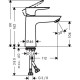 Смеситель для раковины Hansgrohe Talis E 71712990 Полированное золото