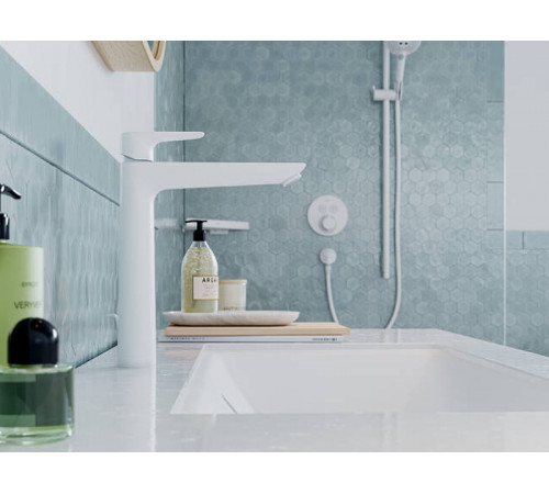 Смеситель для раковины Hansgrohe Talis E 71716700 Белый матовый