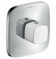 Смеситель для душа Hansgrohe PuraVida 15772400 с термостатом Хром Белый