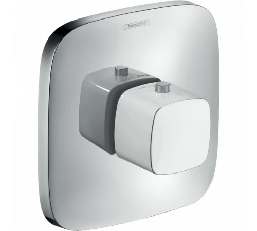 Смеситель для душа Hansgrohe PuraVida 15772400 с термостатом Хром Белый