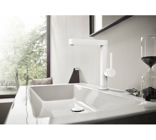 Смеситель для раковины Hansgrohe Finoris 76060700 Белый матовый