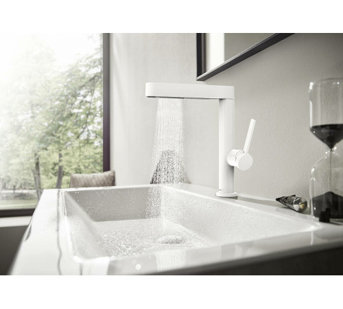 Смеситель для раковины Hansgrohe Finoris 76063700 Белый матовый