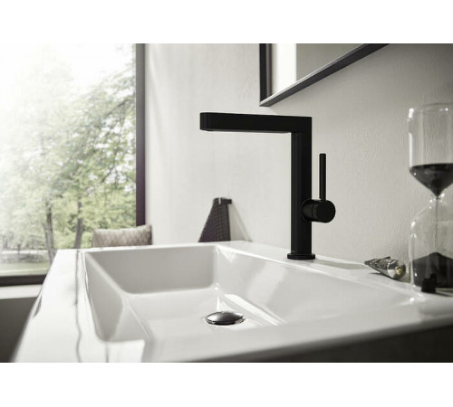 Смеситель для раковины Hansgrohe Finoris 76063670 Черный матовый