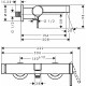 Смеситель для ванны Hansgrohe Finoris 76420000 Хром