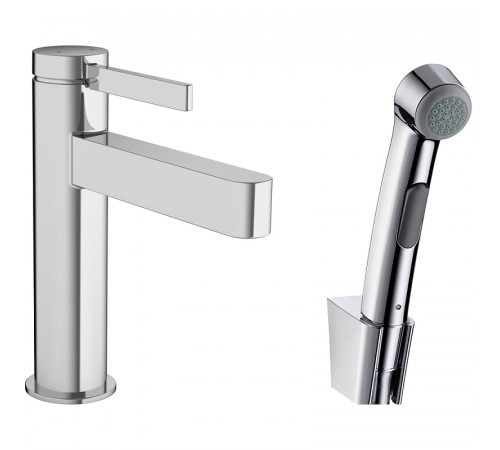 Смеситель для раковины Hansgrohe Finoris 76210000 с гигиеническим душем Хром