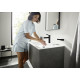 Смеситель для раковины Hansgrohe Finoris 76010670 Черный матовый