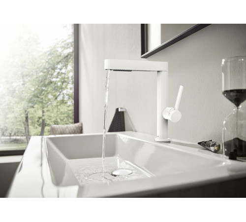 Смеситель для раковины Hansgrohe Finoris 76063700 Белый матовый