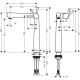 Смеситель для раковины Hansgrohe Talis S 72116000 Хром