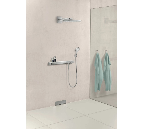 Смеситель для душа Hansgrohe ShowerTabletSelect 13184400 с термостатом Белый Хром