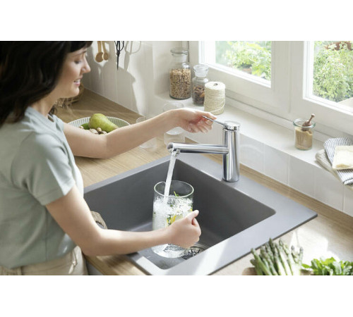 Смеситель для кухни Hansgrohe Zesis M33 74802670 Черный матовый