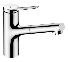 Смеситель для кухни Hansgrohe Zesis M33 2jet sBox lite 74803000 Хром