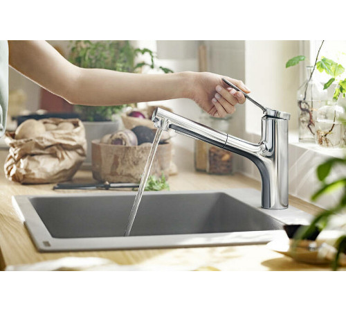 Смеситель для кухни Hansgrohe Zesis M33 74800000 Хром