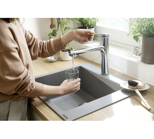 Смеситель для кухни Hansgrohe Zesis M33 74801800 Сталь