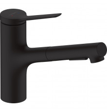 Смеситель для кухни Hansgrohe Zesis M33 74800670 Черный матовый