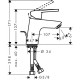 Смеситель для раковины Hansgrohe Logis Loop 71150000 Хром