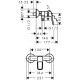 Смеситель для душа Hansgrohe Logis Loop 71247000 Хром