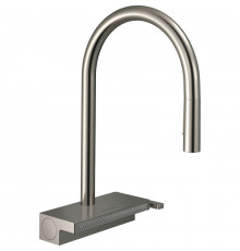 Смеситель для кухни Hansgrohe Aquno Select M81 73831800 Сталь