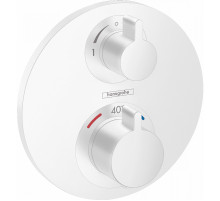 Смеситель для душа Hansgrohe Ecostat S 15758700 с термостатом Белый матовый