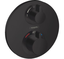 Смеситель для душа Hansgrohe Ecostat S 15758670 с термостатом Черный матовый