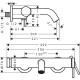 Смеситель для ванны Hansgrohe Tecturis S 73422000 Хром