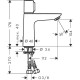 Смеситель для раковины Hansgrohe Talis Select E 71751000 Хром