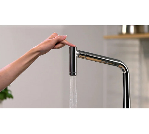 Смеситель для кухни Hansgrohe Metris M71 73801000 Хром