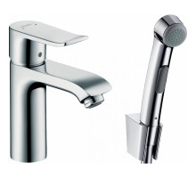 Смеситель для раковины Hansgrohe Metris 31285000 с гигиеническим душем Хром