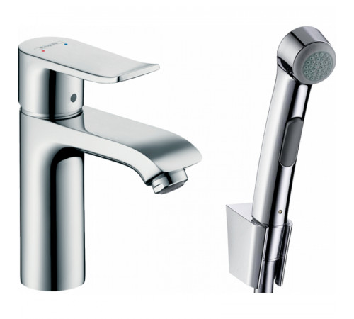 Смеситель для раковины Hansgrohe Metris 31285000 с гигиеническим душем Хром