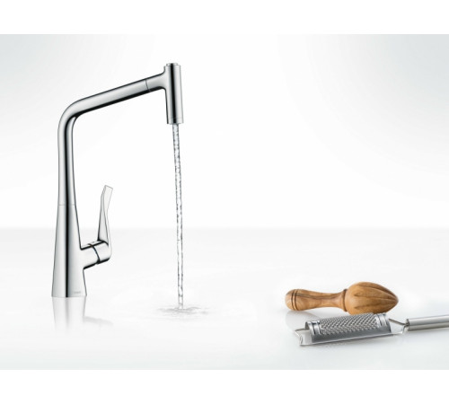 Смеситель для кухни Hansgrohe Metris 14820000 Хром