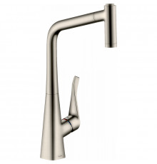 Смеситель для кухни Hansgrohe Metris M71 320 14780800 Сталь