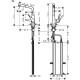 Смеситель для кухни Hansgrohe Metris M71 73812800 Сталь