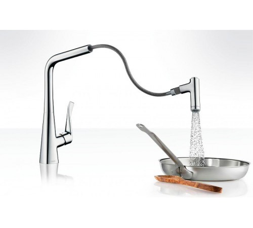 Смеситель для кухни Hansgrohe Metris 14820000 Хром