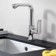 Смеситель для раковины Hansgrohe Metris 31187000 Хром