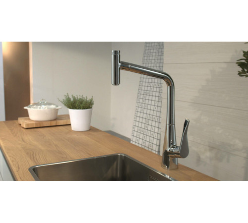 Смеситель для кухни Hansgrohe Metris 14820000 Хром