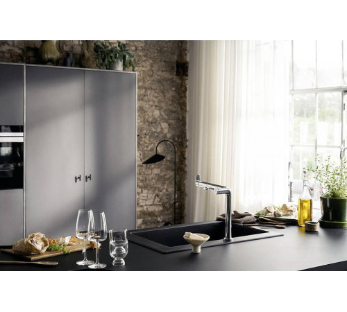 Смеситель для кухни Hansgrohe Aqittura M91 76804000 Хром