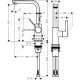 Смеситель для раковины Hansgrohe Metris S 31161000 Хром